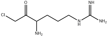 arginine chloromethyl ketone Struktur