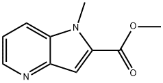 1H-Pyrrolo[3,2-b]pyridine-2-carboxylic acid, 1-methyl-, methyl ester Struktur