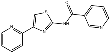 3-Pyridinecarboxamide, N-[4-(2-pyridinyl)-2-thiazolyl]-|WAY-638430