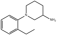 3-Piperidinamine,1-(2-ethylphenyl)-(9CI) Struktur