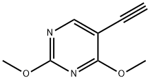 Pyrimidine, 5-ethynyl-2,4-dimethoxy- Struktur