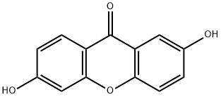 2,6-Dihydroxyxanthone Struktur