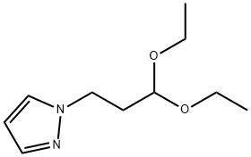 1H-Pyrazole, 1-(3,3-diethoxypropyl)- Struktur