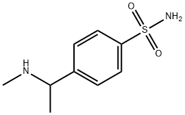 4-[1-(methylamino)ethyl]benzene-1-sulfonamide Struktur