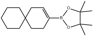 1,3,2-Dioxaborolane, 4,4,5,5-tetramethyl-2-spiro[5.5]undec-2-en-3-yl- Struktur