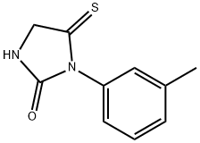 Hydantoin,  2-thio-3-m-tolyl-  (2CI) Struktur