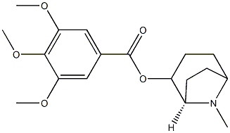 [1β,5β,(+)]-Tropane-2α-yl=3,4,5-trimethoxybenzoate Struktur