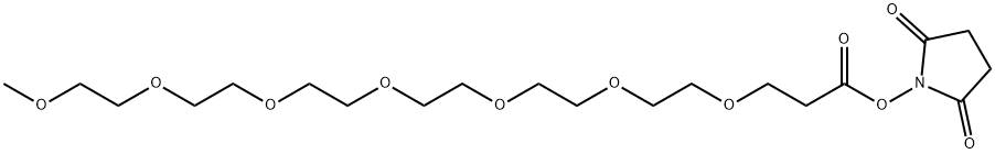 m-PEG7-NHS ester Struktur