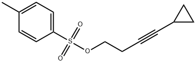 3-Butyn-1-ol, 4-cyclopropyl-, 1-(4-methylbenzenesulfonate) Struktur