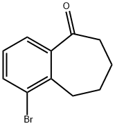 1-broMo-6.7.8.9-tetrahydrobenzo[7]annulen-5-one Struktur