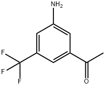 Ethanone, 1-[3-amino-5-(trifluoromethyl)phenyl]- Struktur