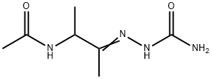 2-[2-(Acetylamino)-1-methylpropylidene]hydrazinecarboxamide Struktur