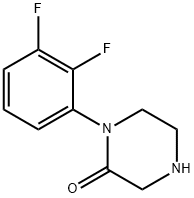 2-Piperazinone, 1-(2,3-difluorophenyl)- Struktur