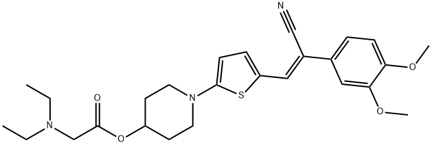 YHO-13351 (free base) Struktur