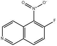 Isoquinoline, 6-fluoro-5-nitro- Struktur