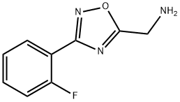 1-[3-(2-fluorophenyl)-1,2,4-oxadiazol-5-yl]methanamine(SALTDATA: HCl) Struktur