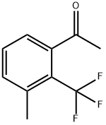 Ethanone, 1-[3-methyl-2-(trifluoromethyl)phenyl]- Struktur