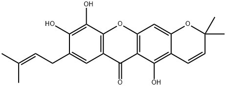 7-Prenyljacareubin Struktur