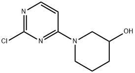 1-(2-chloropyrimidin-4-yl)piperidin-3-ol(SALTDATA: FREE) Struktur