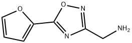 1-[5-(2-furyl)-1,2,4-oxadiazol-3-yl]methanamine(SALTDATA: HCl) Struktur