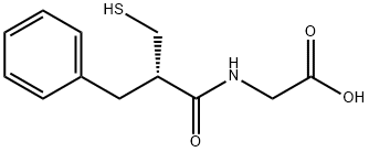 (+)-Thiorphan Struktur