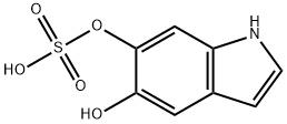 5-hydroxy-6-indolyl-O-sulfate Struktur