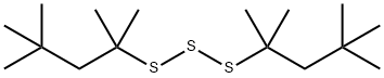 1,3-bis(2,4,4-trimethylpentan-2-yl)trisulfane Struktur