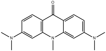 9(10H)-Acridinone, 3,6-bis(dimethylamino)-10-methyl- Struktur