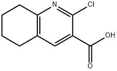 2-chloro-5,6,7,8-tetrahydroquinoline-3-carboxylic acid Struktur