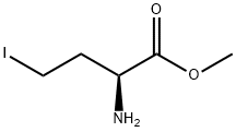 Butanoic acid, 2-amino-4-iodo-, methyl ester, (S)- (9CI) Struktur