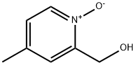 2-Pyridinemethanol,4-methyl-,1-oxide(6CI) Struktur