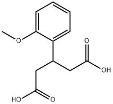 3-(2-methoxy-phenyl)-glutaric acid Struktur