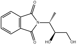 1H-Isoindole-1,3(2H)-dione, 2-[(1R,2S)-2,3-dihydroxy-1-methylpropyl]- Struktur