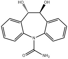 trans-10,11-Dihydroxycarbamazepine Struktur