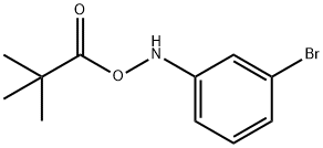 Propanoic acid, 2,2-dimethyl-, (3-bromophenyl)azanyl ester Struktur