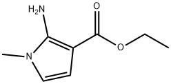 Ethyl 2-Amino-1-methylpyrrole-3-carboxylate Struktur