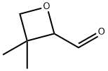 2-Oxetanecarboxaldehyde, 3,3-dimethyl- Struktur