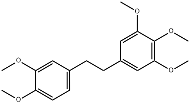 Benzene, 5-[2-(3,4-dimethoxyphenyl)ethyl]-1,2,3-trimethoxy- Struktur