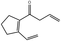 3-Buten-1-one, 1-(2-ethenyl-1-cyclopenten-1-yl)- Struktur