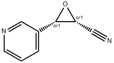 Oxiranecarbonitrile, 3-(3-pyridinyl)-, (2R,3S)-rel- (9CI) Struktur