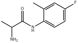 N~1~-(4-fluoro-2-methylphenyl)alaninamide(SALTDATA: HCl) Struktur