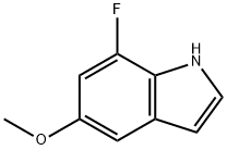 1H-Indole, 7-fluoro-5-methoxy- Struktur