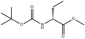 BUTANOIC ACID, 2-[[(1,1-DIMETHYLETHOXY)CARBONYL]AMINO]-, METHYL ESTER, (2R)-, 112392-65-1, 結(jié)構(gòu)式