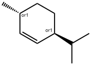 rel-(3R*,6S*)-3-Methyl-6-isopropyl-1-cyclohexene Struktur