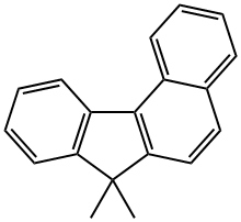 3,4-Benzo-9,9-dimethyl-fluoren Structure