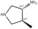 3-Pyrrolidinamine,4-methyl-,(3R,4S)-rel-(9CI) Struktur