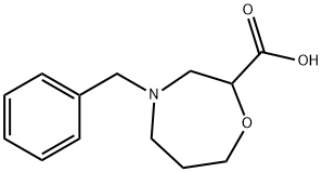 4-Benzyl-2-hoMoMorpholinecarboxylic Acid Struktur