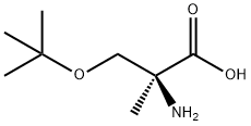 H-Alpha-Methyl-Ser(tBu)-OH Struktur