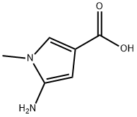 1H-Pyrrole-3-carboxylic acid, 5-amino-1-methyl- Struktur