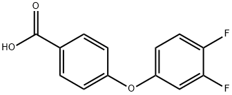 4-(3,4-Difluorophenoxy)benzoic Acid Struktur